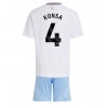 Aston Villa Ezri Konsa #4 Auswärtstrikot 2024-25 Kurzarm (+ kurze hosen)